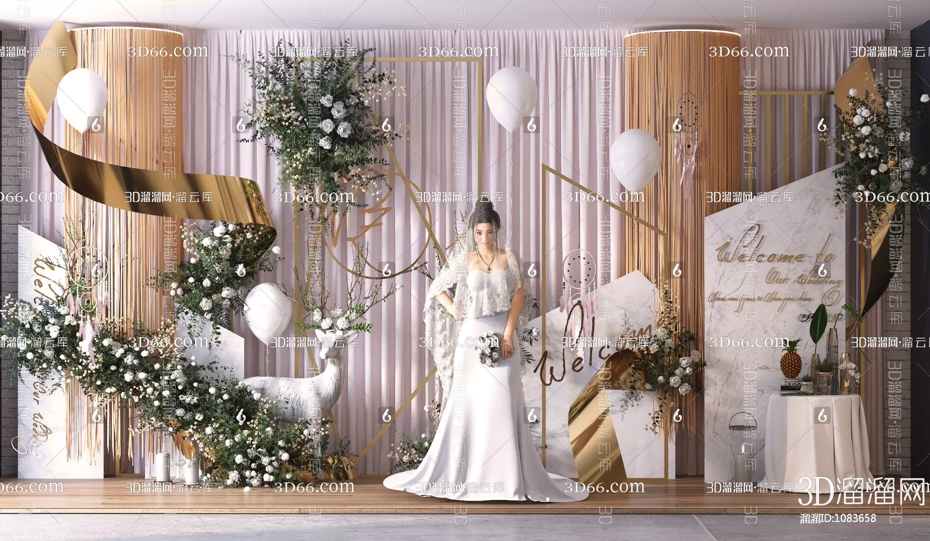 DECORATION – WEDDING 3D MODELS – 014