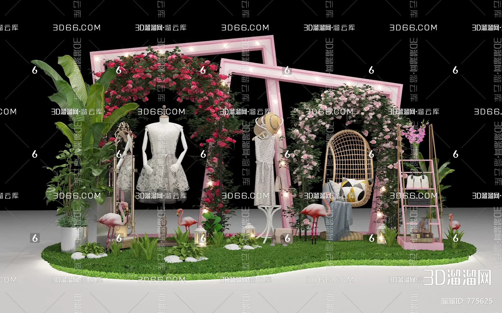DECORATION – WEDDING 3D MODELS – 033