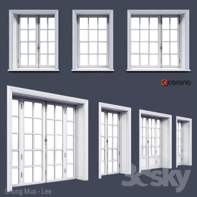 DECOR HELPER – WINDOW 3D MODELS – 18