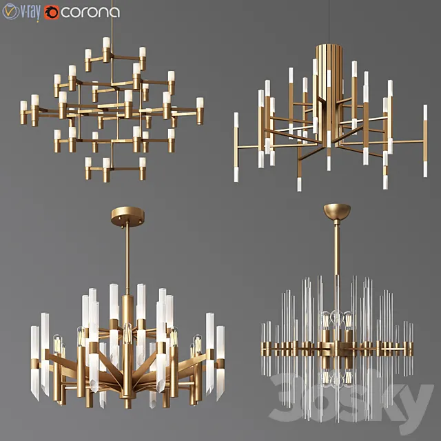 4 Celing Light Collection 05 3DModel 4 Celing Light Collection 05 3DModel