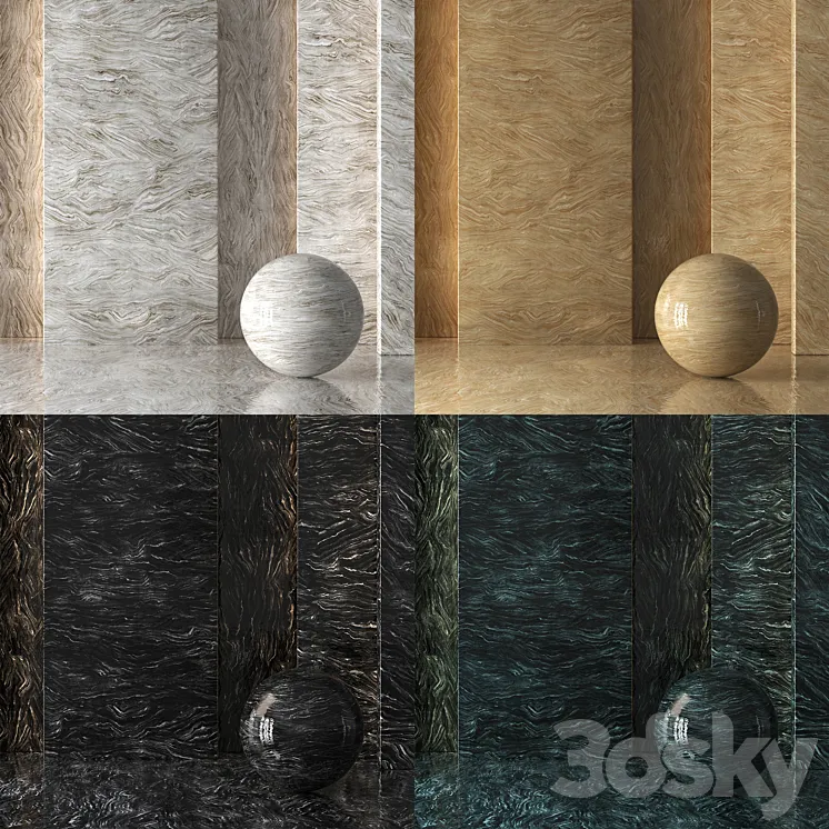 4 Marble 8K (Seamless – Tileable) DrCG No 80 3D Model Free Download