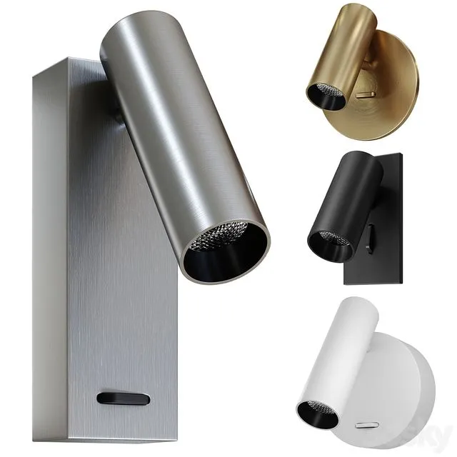 4 Night Wall lamps (centersvet) 3D Model