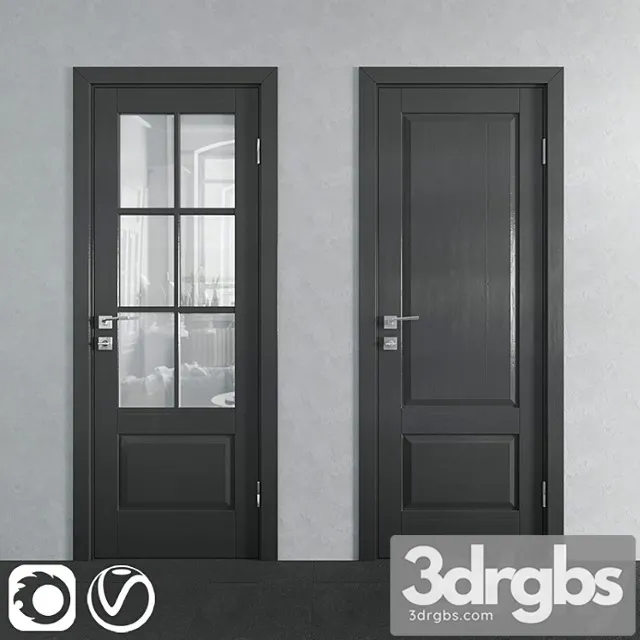4 profildoors xn series interior doors 3D Model Download
