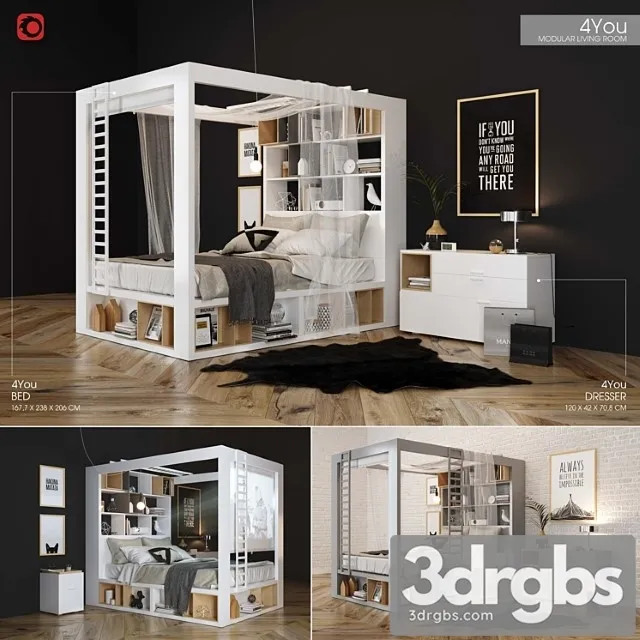 4 You Bedroom 2 3D Model Download 4 You Bedroom 2 3D Model Download