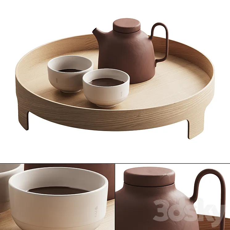 404 dishes decor set 16 tea kit by Design House Stockholm 01 3D Model Free Download 404 dishes decor set 16 tea kit by Design House Stockholm 01 3D Model Free Download