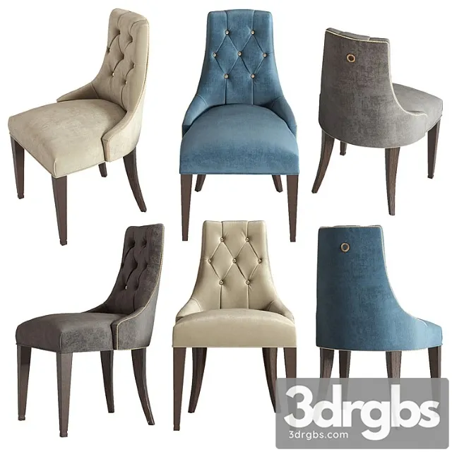 42-thomas pheasant – ritz dining chair 2 3D Model Download