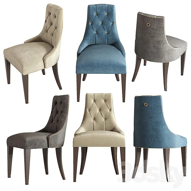 42-THOMAS PHEASANT – RITZ DINING CHAIR 3D Model 42-THOMAS PHEASANT – RITZ DINING CHAIR 3D Model