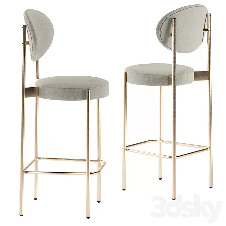 430 Barstool in Beige by Verner Panton (Cosmo ArbolCorner Design Wonder) 3D Model 430 Barstool in Beige by Verner Panton (Cosmo ArbolCorner Design Wonder) 3D Model
