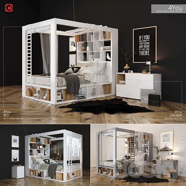 4_YOU_bedroom 3D Model 4_YOU_bedroom 3D Model