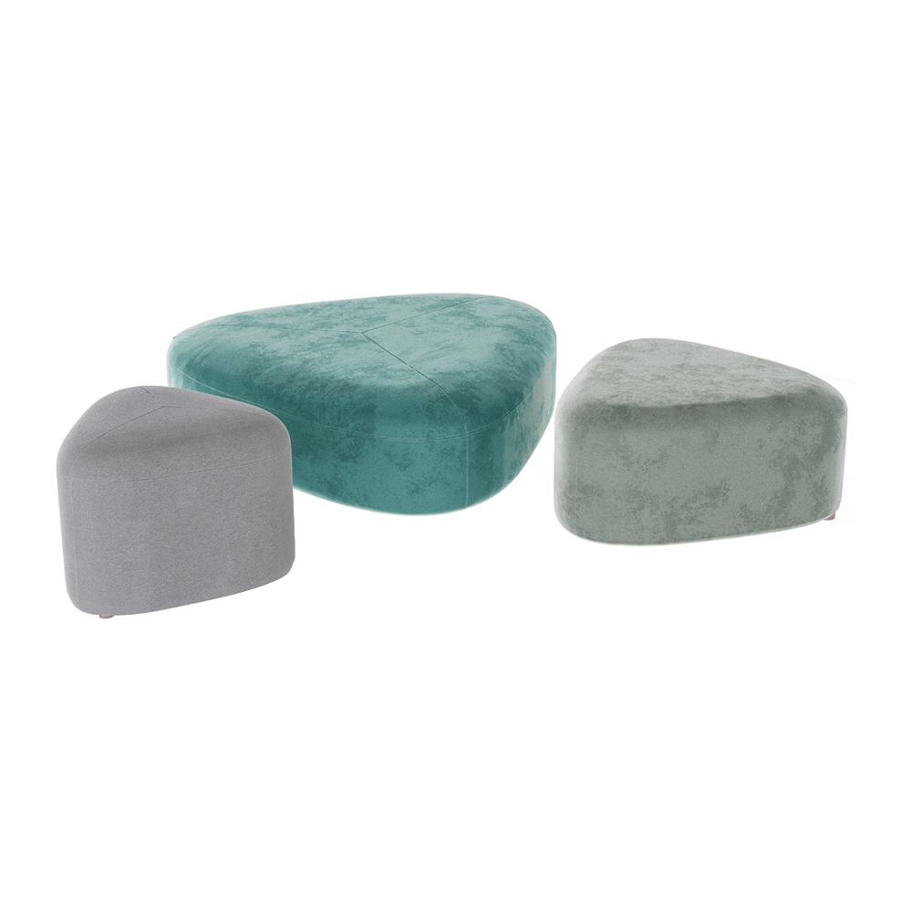 4Corners – Pouf Stone 3D Model 4Corners – Pouf Stone 3D Model