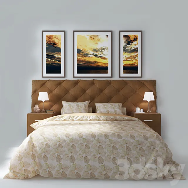 5 Bed 3D Model 5 Bed 3D Model