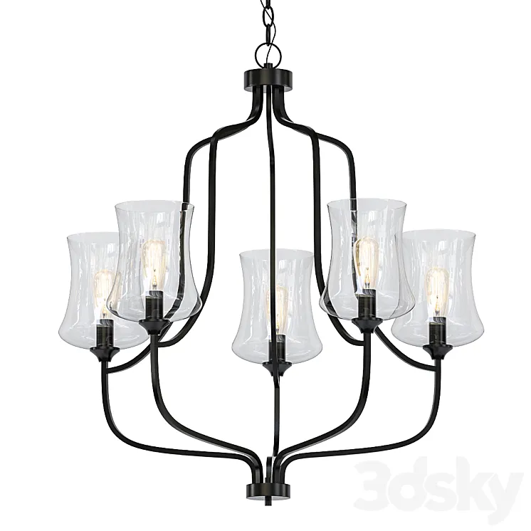 5 Light 3D Model Free Download