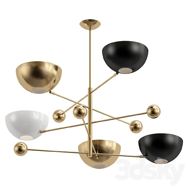 5 Rotating Balanced 3D Model 5 Rotating Balanced 3D Model