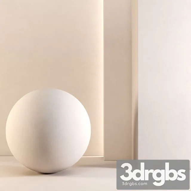 5 Wall Paint Textures 5 Colors 4k Seamless Tileable 3D Model Download