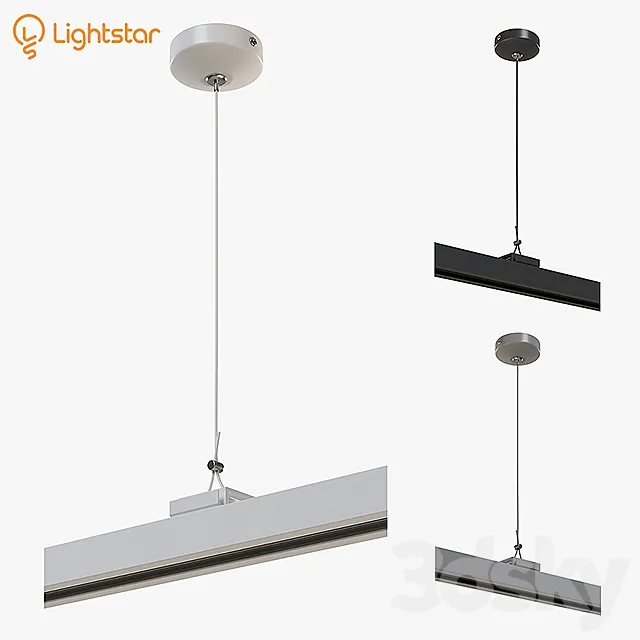 50419x Pendant Lightstar Track Light Sets 3DModel