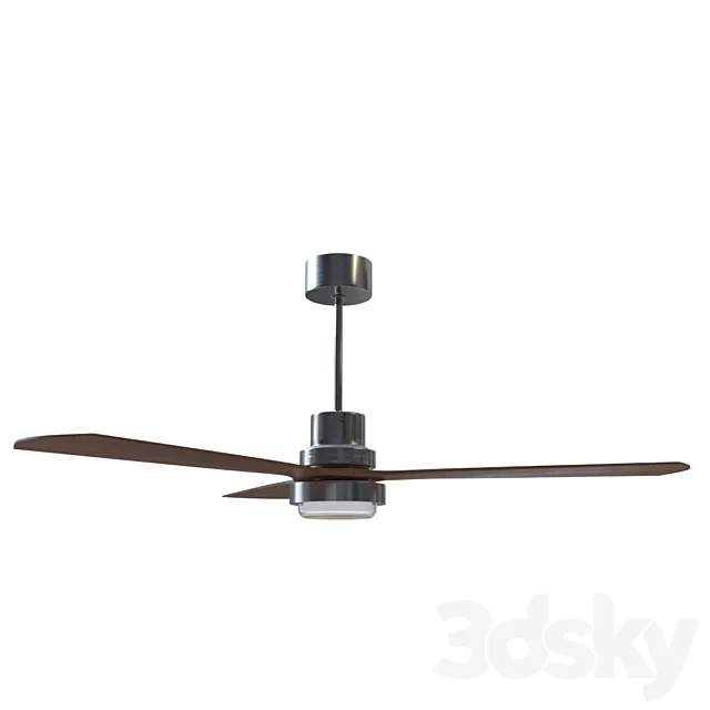 52 “Ceiling Fan Remote Control 3 Blades LED 3D Model 52 “Ceiling Fan Remote Control 3 Blades LED 3D Model