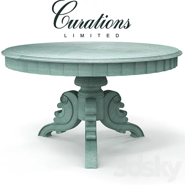 55 “FRENCH ROUND TABLE 3D Model