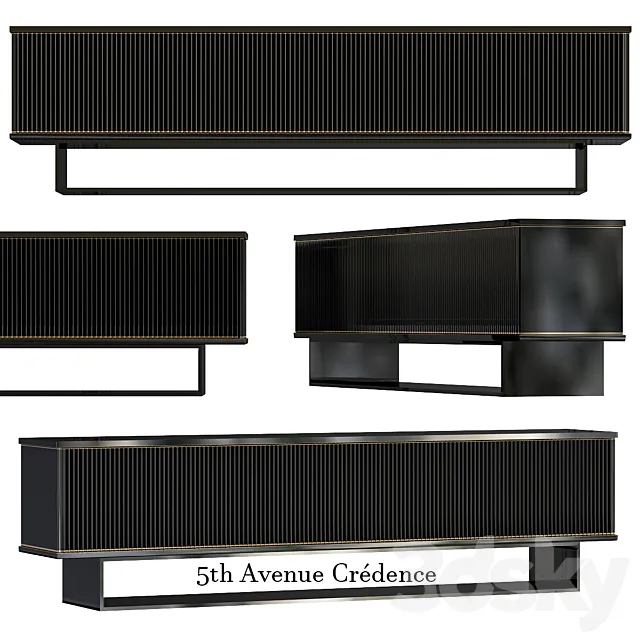 5th Avenue Credence 3DModel 5th Avenue Credence 3DModel