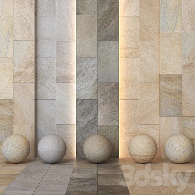 6 in 1 Keope Point Pack Textures – vol 1 3D Model