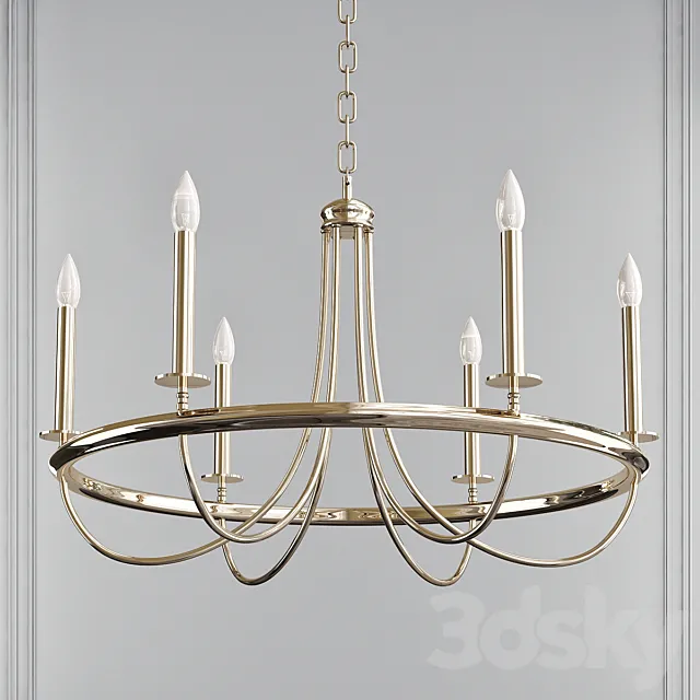 6 – Light Candle Style Classic Traditional Chandelier 3D Model 6 – Light Candle Style Classic Traditional Chandelier 3D Model