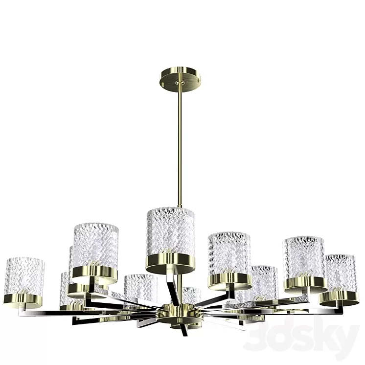 605011912 Chandelier RegenBogen Hamburg 3D Model