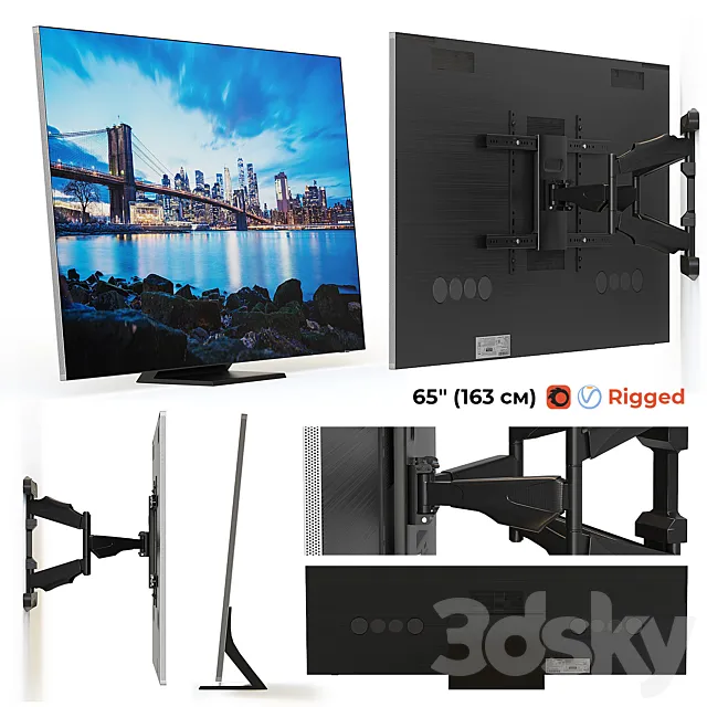 65″ LED TV Samsung QE65Q950TSUXEN 3DModel