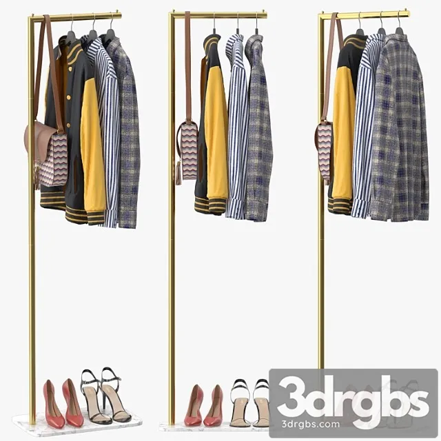 67 Free Standing Metal Coat 3D Model Download