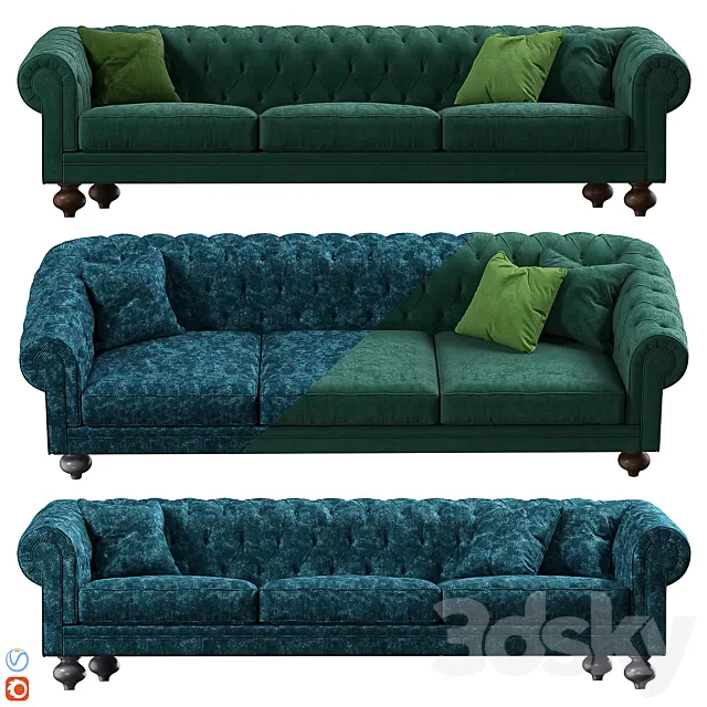 6702 – Collage chester-3seat 3DModel 6702 – Collage chester-3seat 3DModel