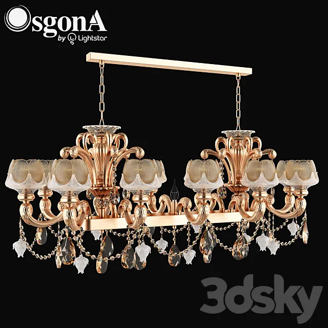 696 132 (MD89233 _ 12 + 1) Esserco Osgona by Lightstar 3DModel