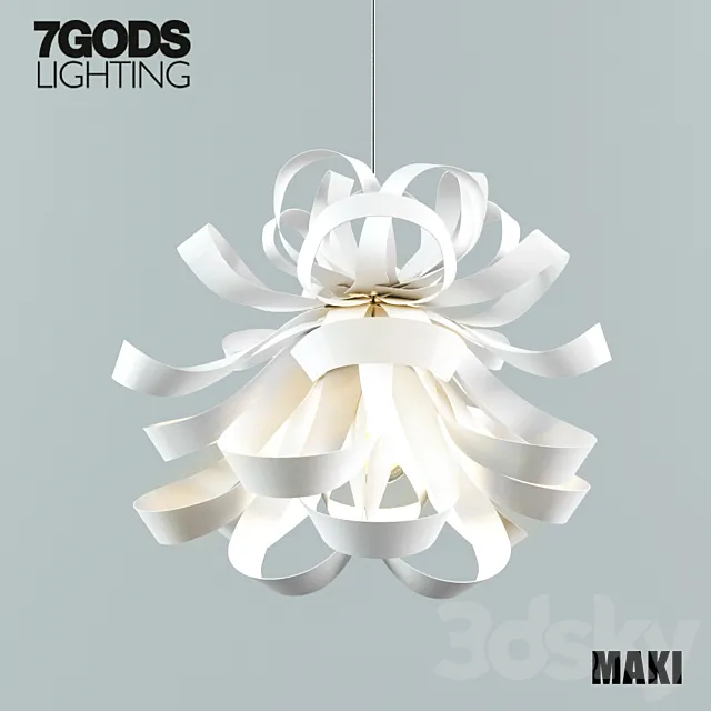 7GODS LIGHTING “MAKI” 3DModel 7GODS LIGHTING “MAKI” 3DModel