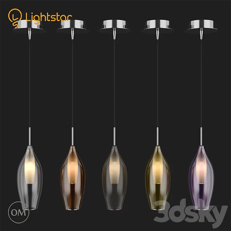 80302x PENTOLA Lightstar 3D Model 80302x PENTOLA Lightstar 3D Model