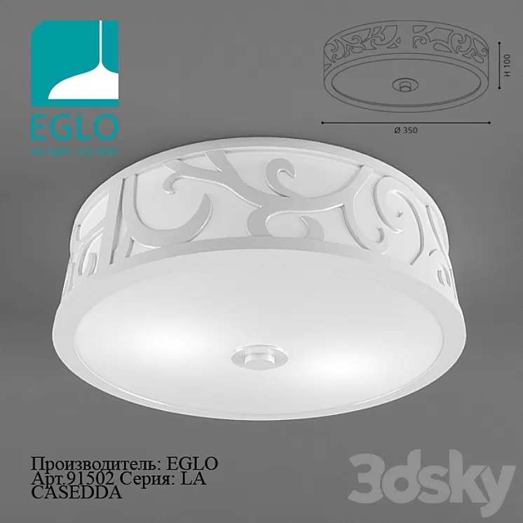 91502_LA CASEDDA_EGLO 3D Model