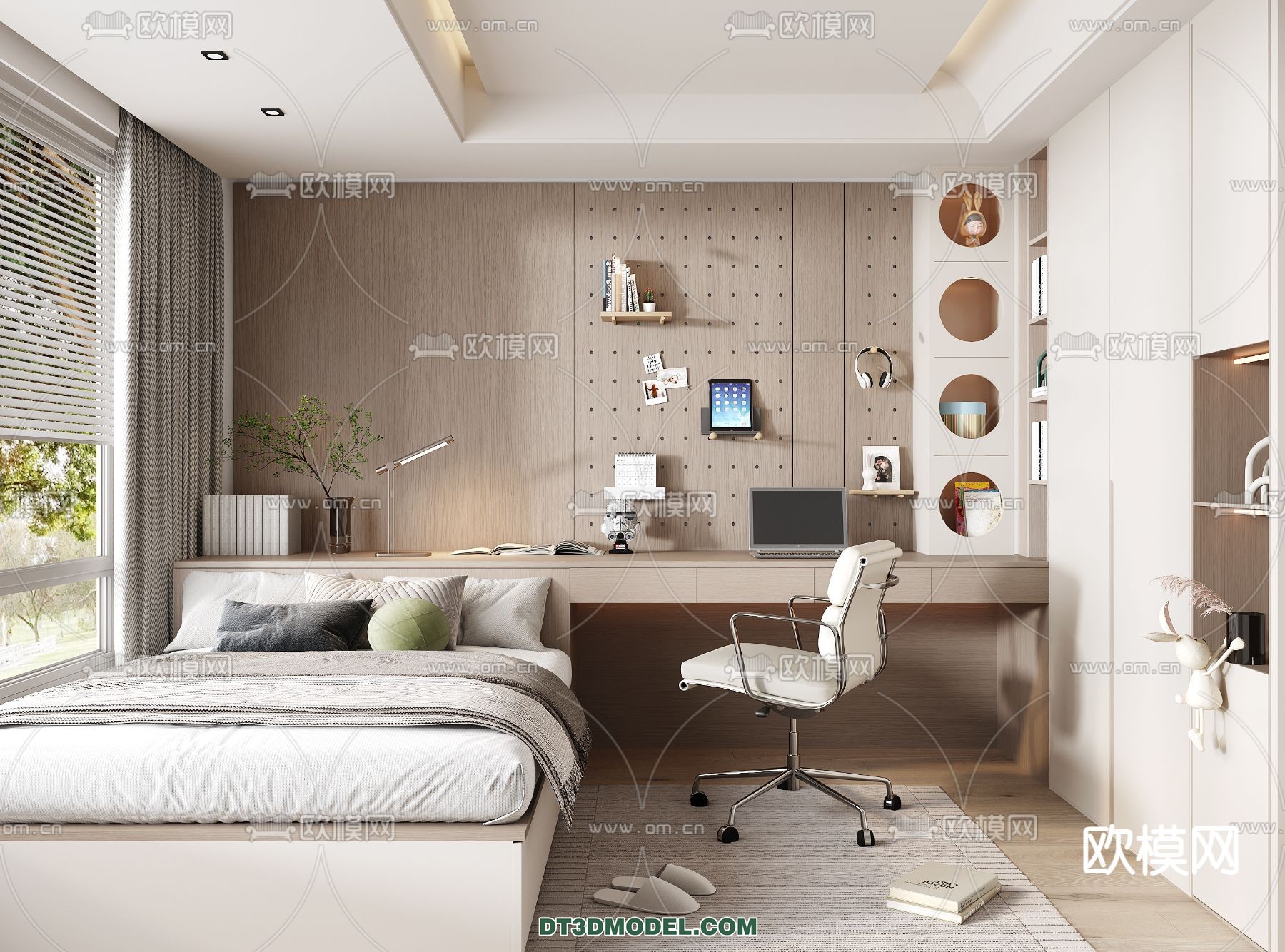 Tatami Bedroom – Japan Bedroom – 3D Scene – 089