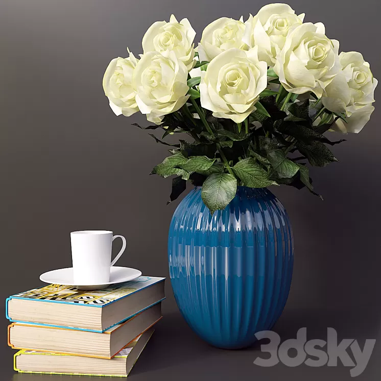 A bouquet of roses 10 3D Model