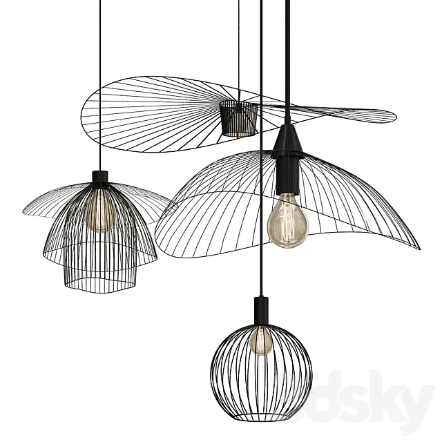 A Bunch of Chandeliers 3DModel A Bunch of Chandeliers 3DModel