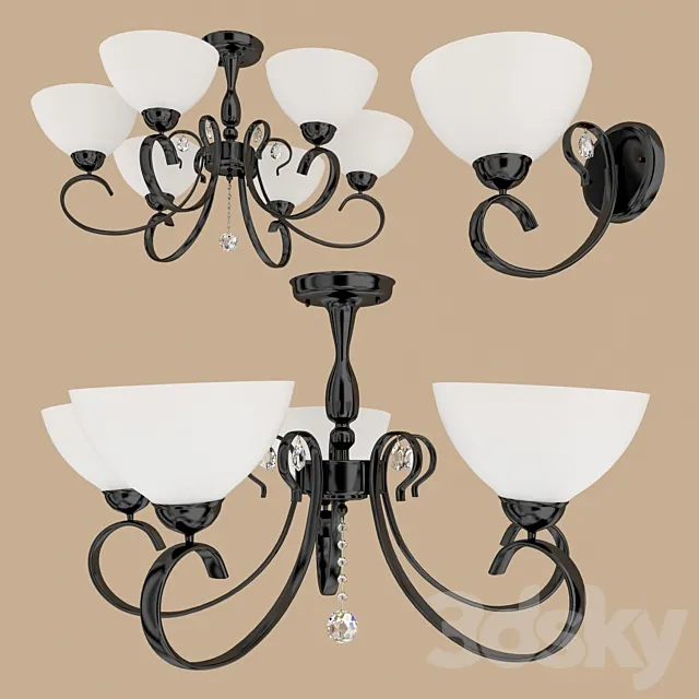 A collection of chandeliers and sconces MW-LIGHT (art.315011906. art.315011906. art.315022001) 3DModel A collection of chandeliers and sconces MW-LIGHT (art.315011906. art.315011906. art.315022001) 3DModel