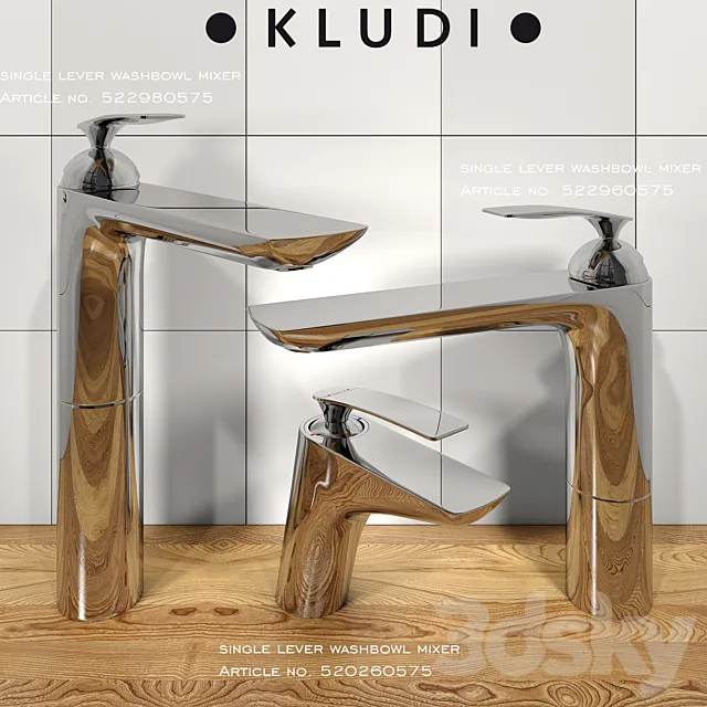 A collection of mixers series KLUDI Balance part 2 3D Model