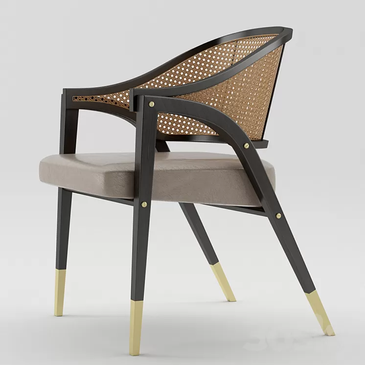 A-Frame Chair by Edward Wormley 3D Model A-Frame Chair by Edward Wormley 3D Model