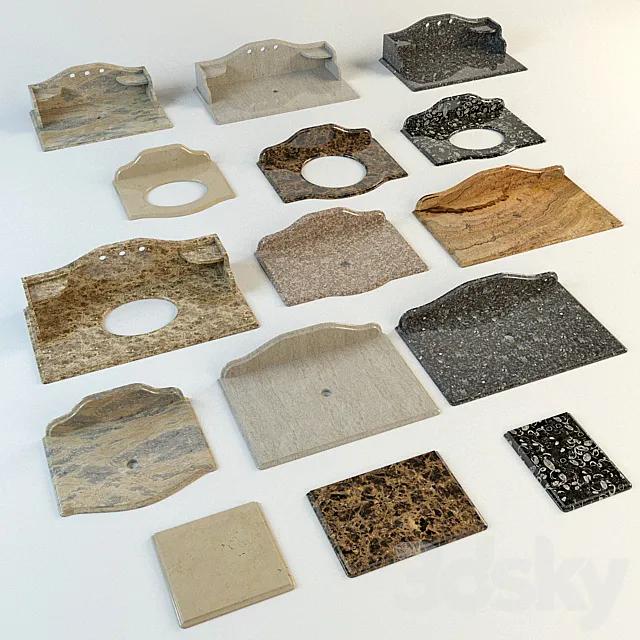 a full set of firm tops Elghansa 3D Model a full set of firm tops Elghansa 3D Model