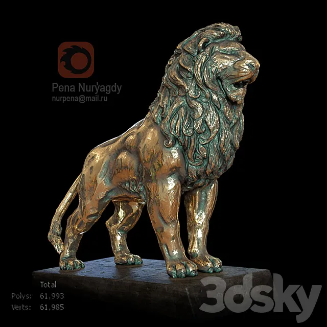 a lion 3DModel