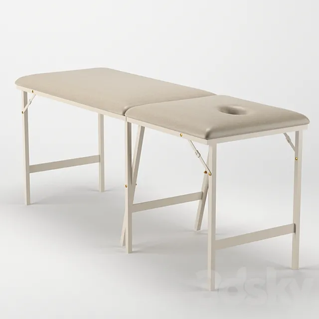 A massage table 3D Model