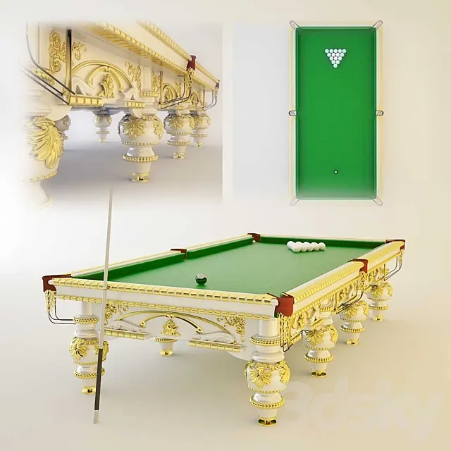 A pool table 3DModel