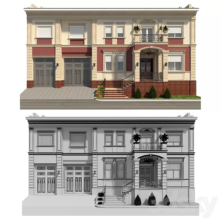 a private house 3D Model