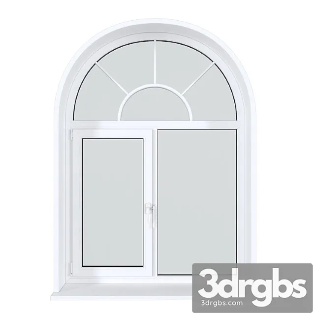 A set of arched plastic windows 18 3D Model Download