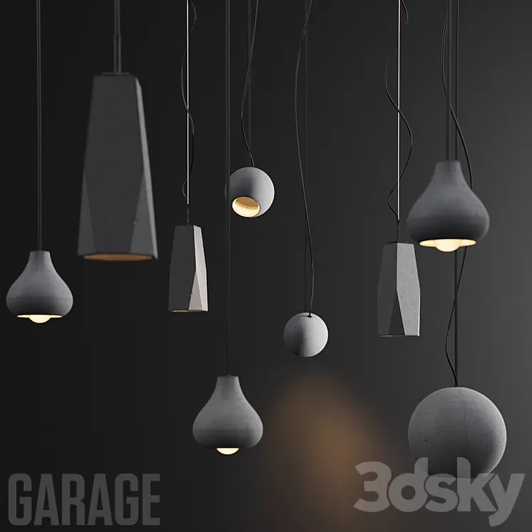 A set of fixtures Garage Factory 3D Model A set of fixtures Garage Factory 3D Model