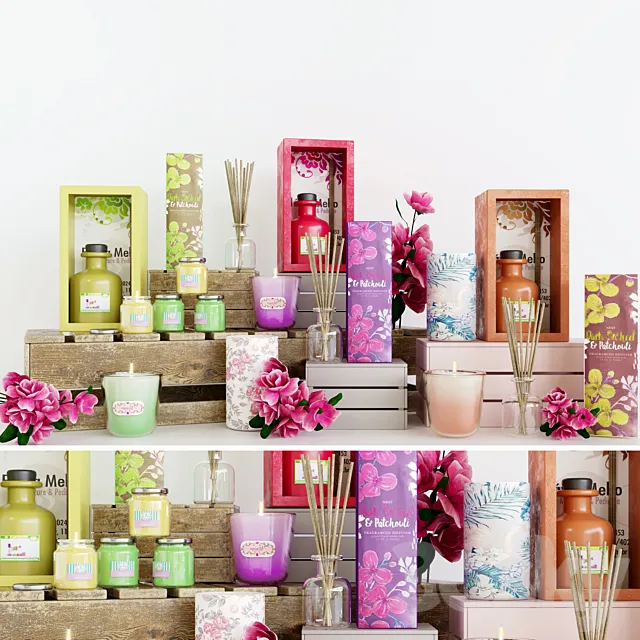 A set of fragrances for the apartment. Aroma stick 3D Model