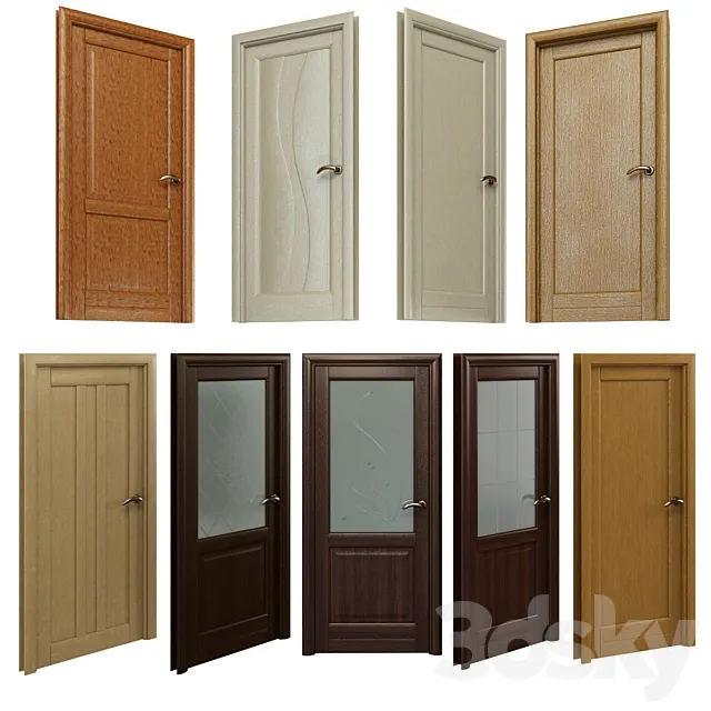 A set of interior doors (part 3) 11sht. 3D Model