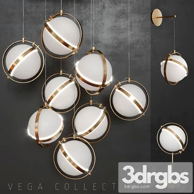A set of lamps by baroncelli Collection vega 3D Model Download A set of lamps by baroncelli Collection vega 3D Model Download