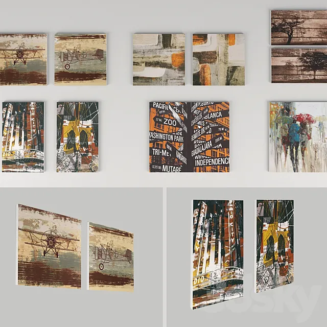 A set of pictures 1 3D Model