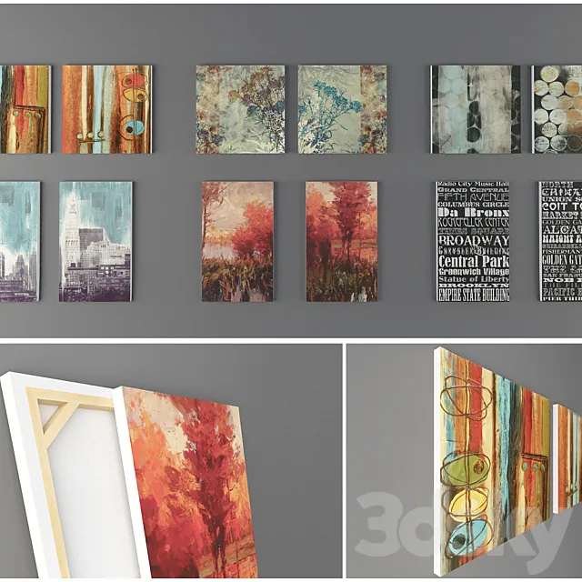 A set of pictures 3DModel